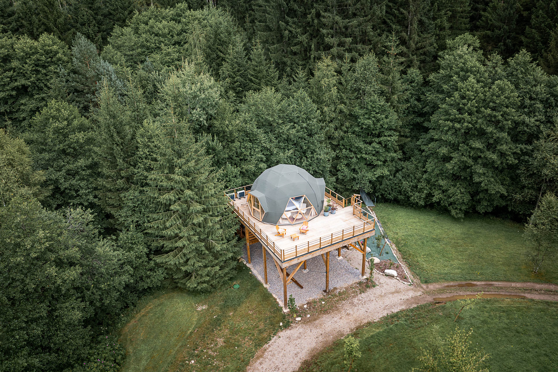 location chalet avec jacuzzi vosges, Dome Sweet Dome