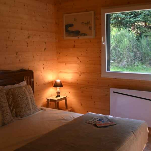 MADEMOISELLE COCOTTE chalet avec jacuzzi privatif dans les Vosges proche de Grardmer et de l'Alsace